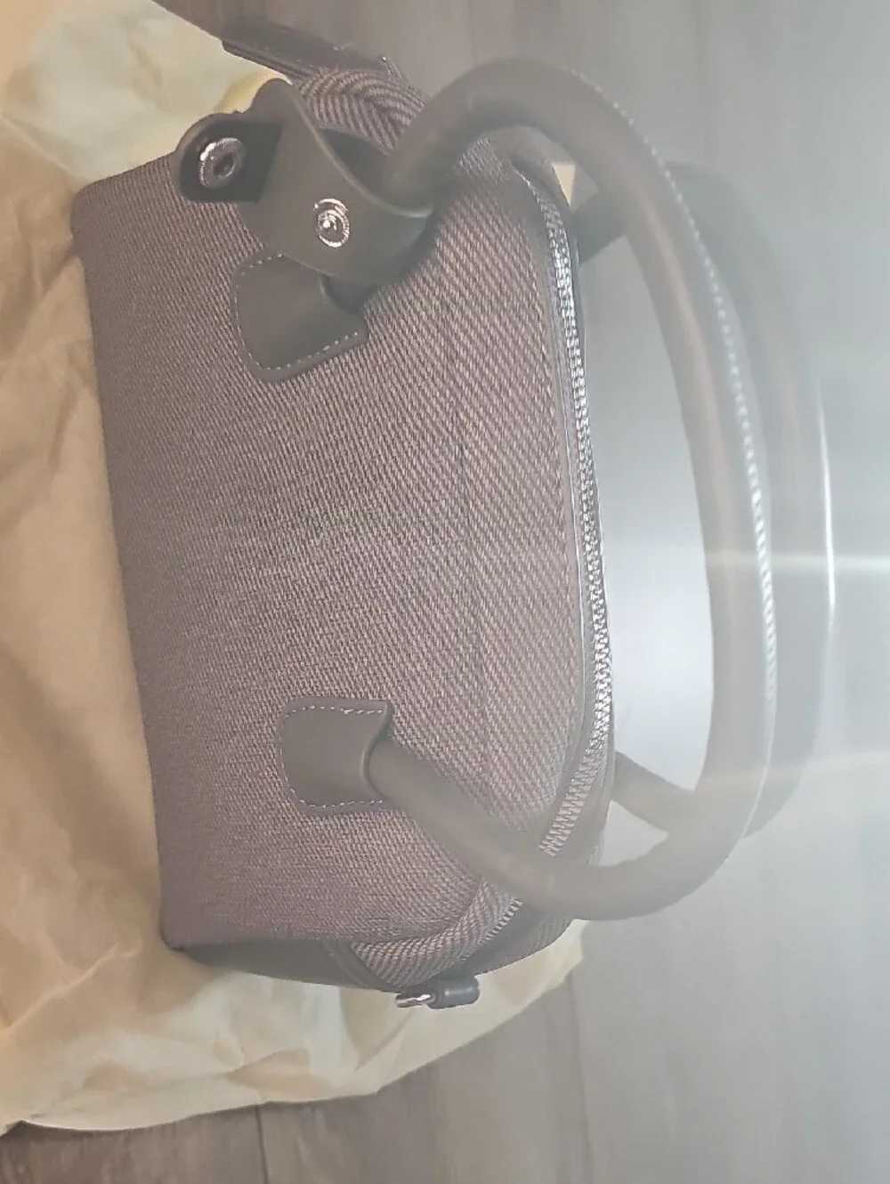 Classic Brown Dome Satchel Handbag